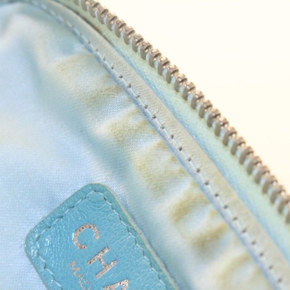 Chanel Blue CC Zip Pouch 3CC712K - Picture 10 of 12